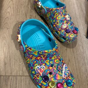 Limited edition Lisa Frank Crocs - Size 3 Youth